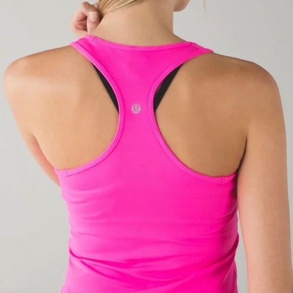 Lululemon Cool Racerback Raspberry Glo Light - Picture 2 of 6